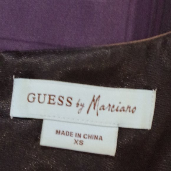 Guess by Marciano Silk Graphic Print Shift Dress- Sz. XS - Picture 4 of 4